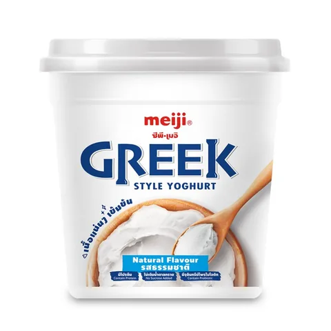Current Meiji Greek Style natural yogurt 1 kilogram tub