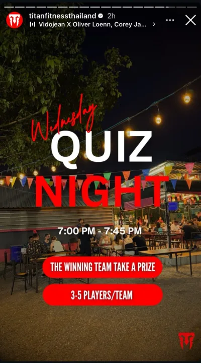 Titan Quiz Night — event image
