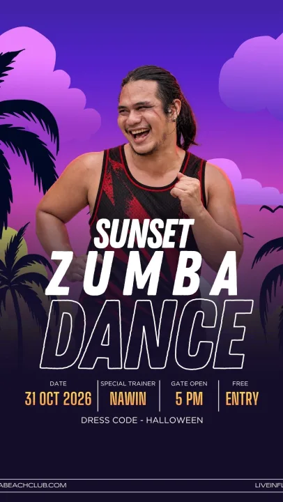 Sunset Halloween Zumba on the Beach — event image
