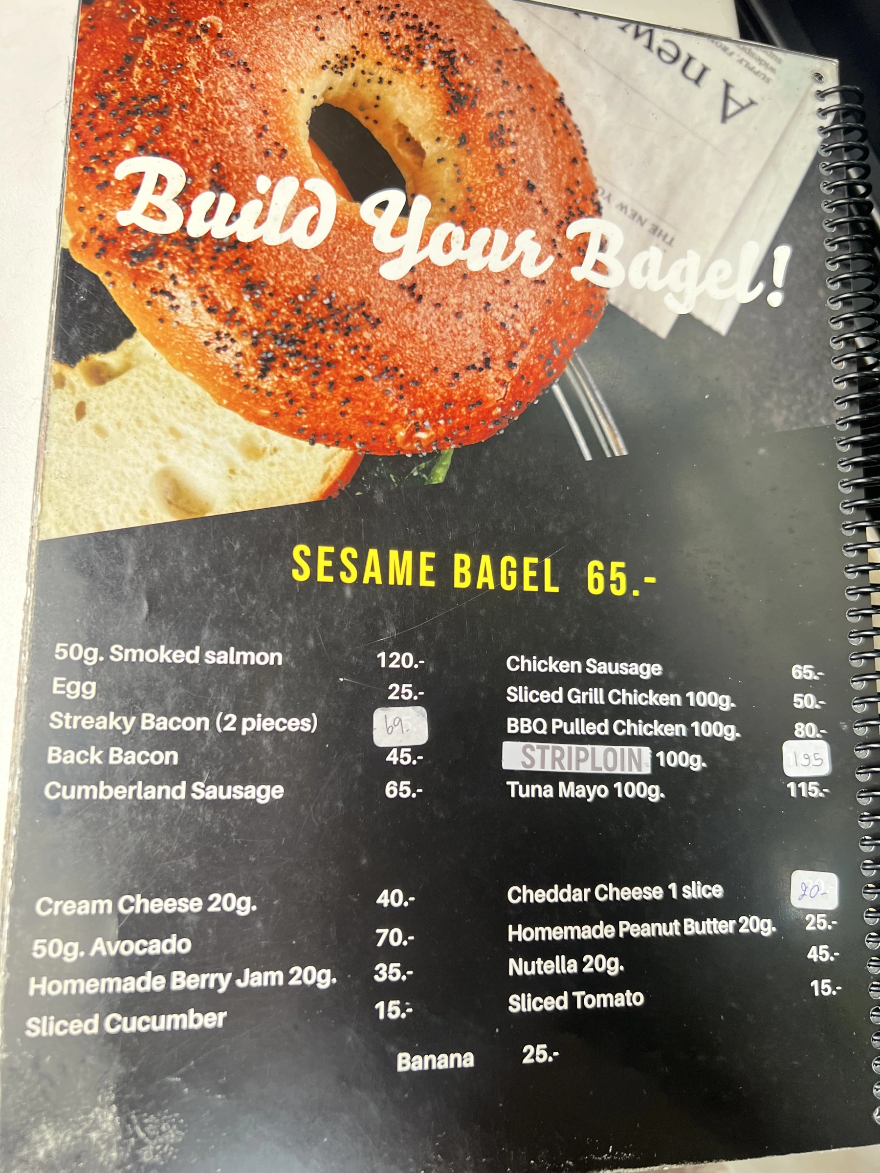 Menu and prices at PURE Prep Chalong