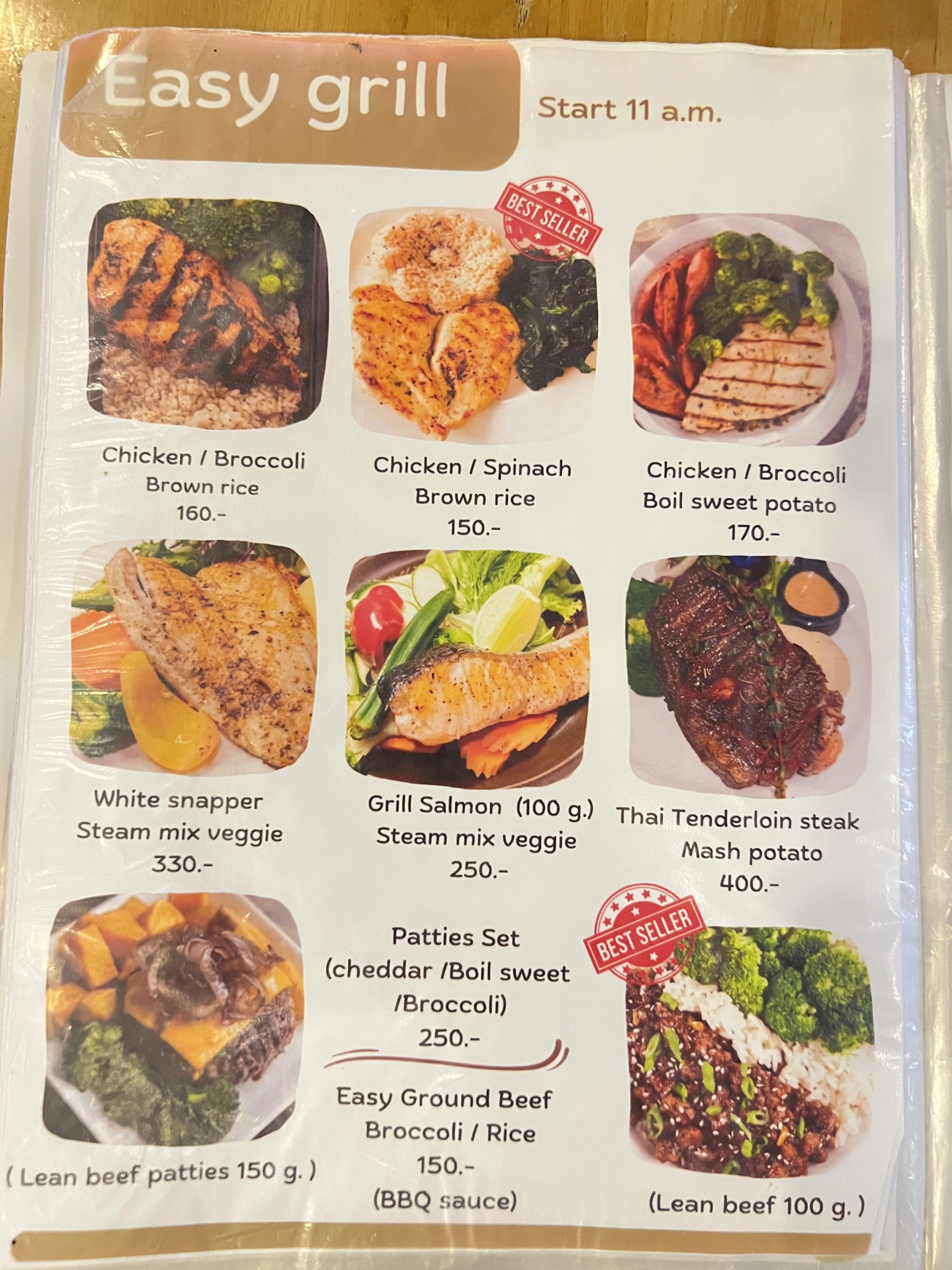 Menu and prices at DE KOKO HUT