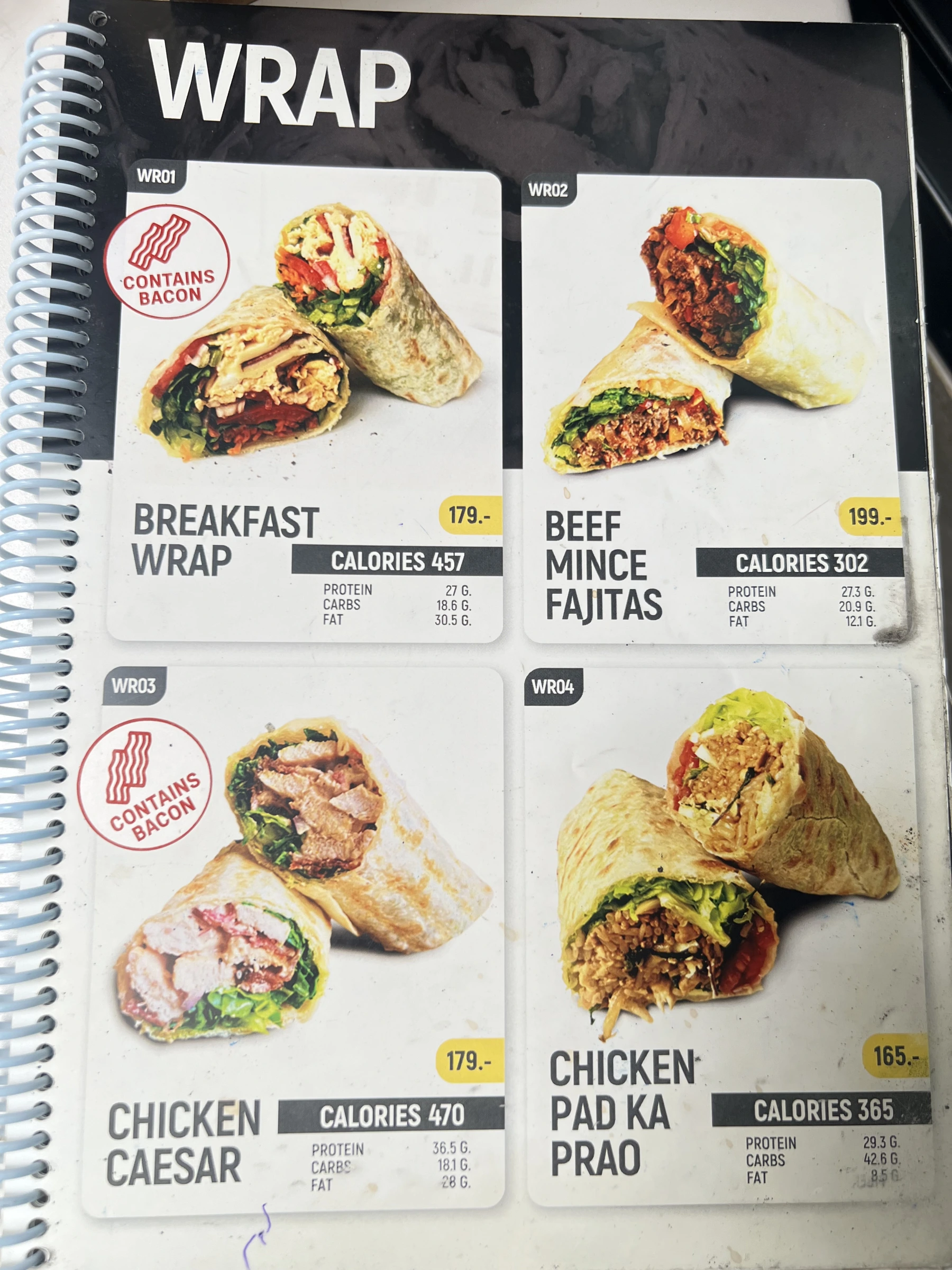 Menu and prices at PURE Prep Chalong