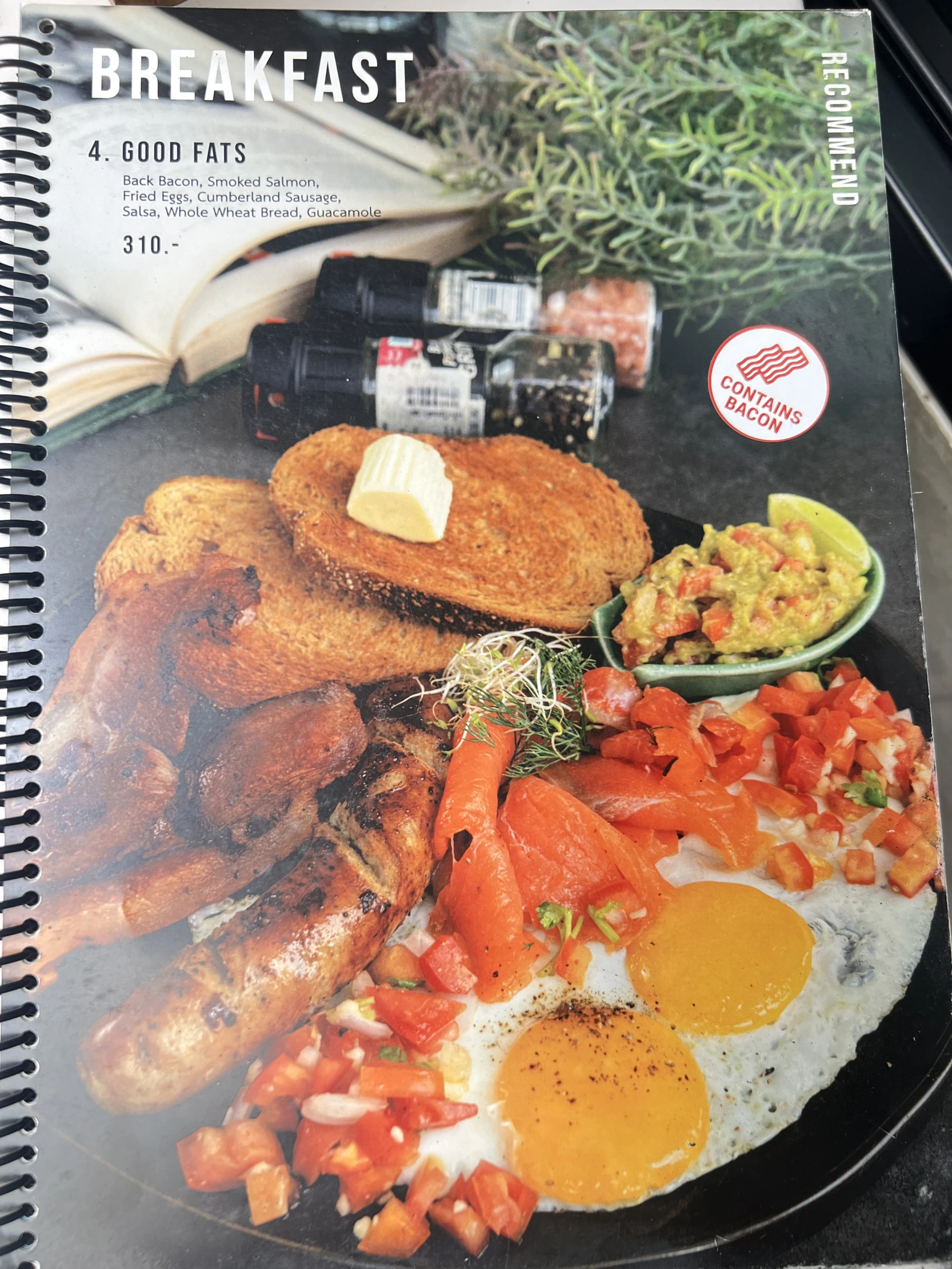 Menu and prices at PURE Prep Chalong