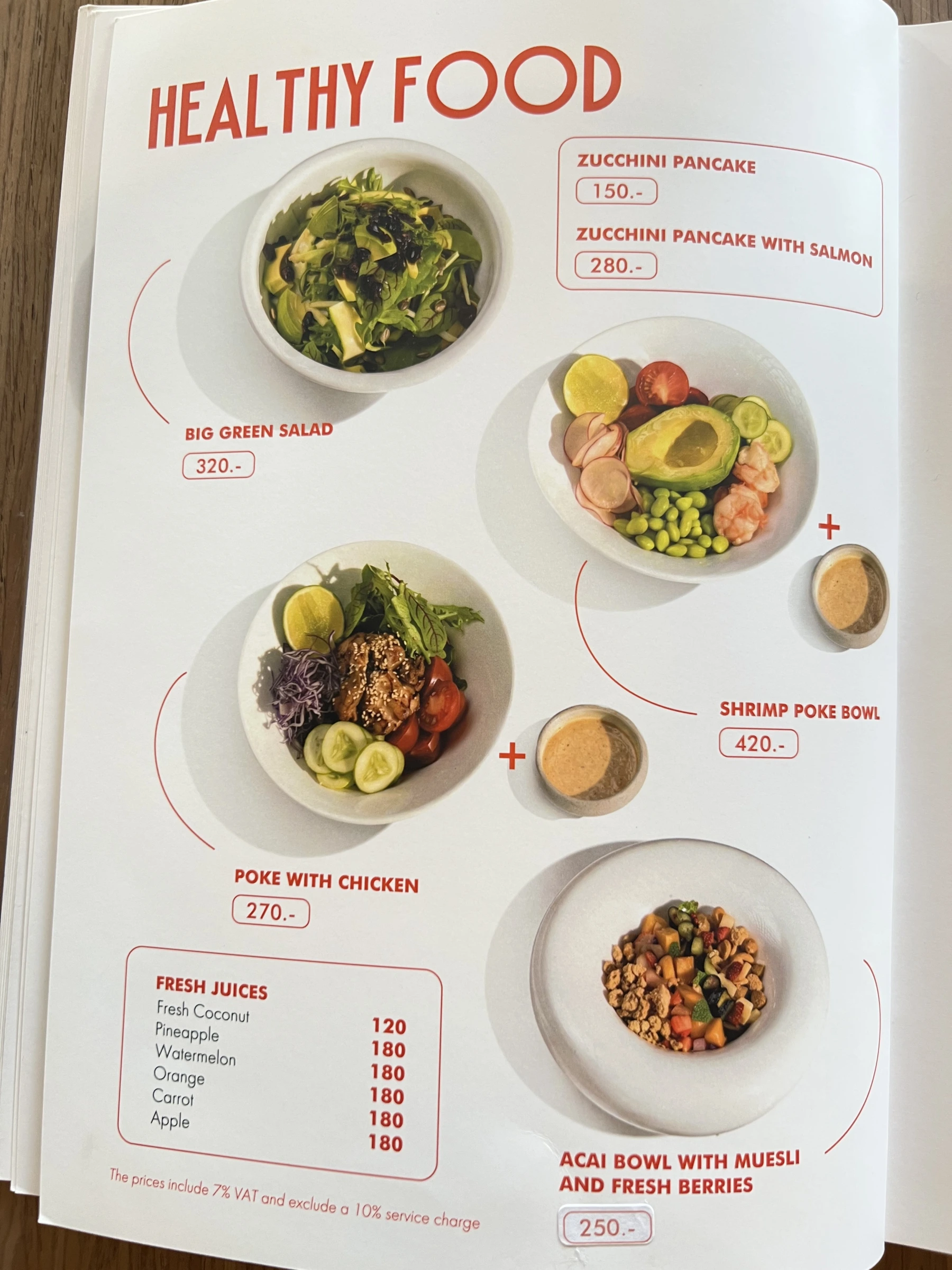 Menu and prices at Liberty Cafe Phuket | Chalong