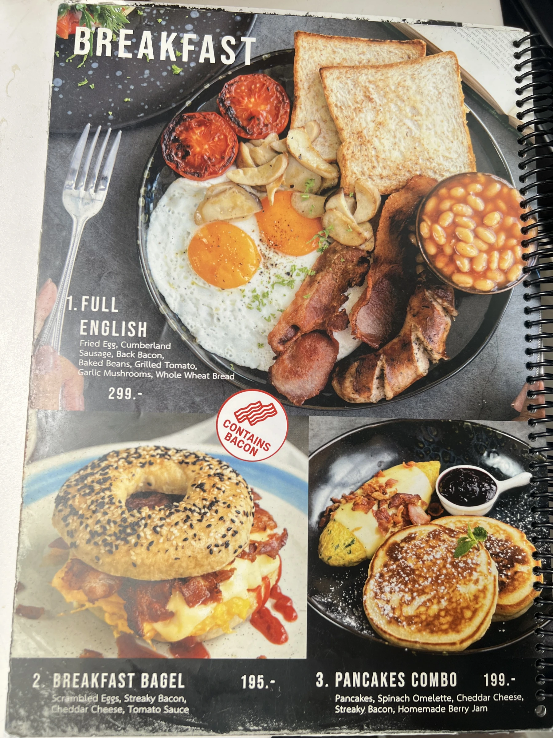 Menu and prices at PURE Prep Chalong