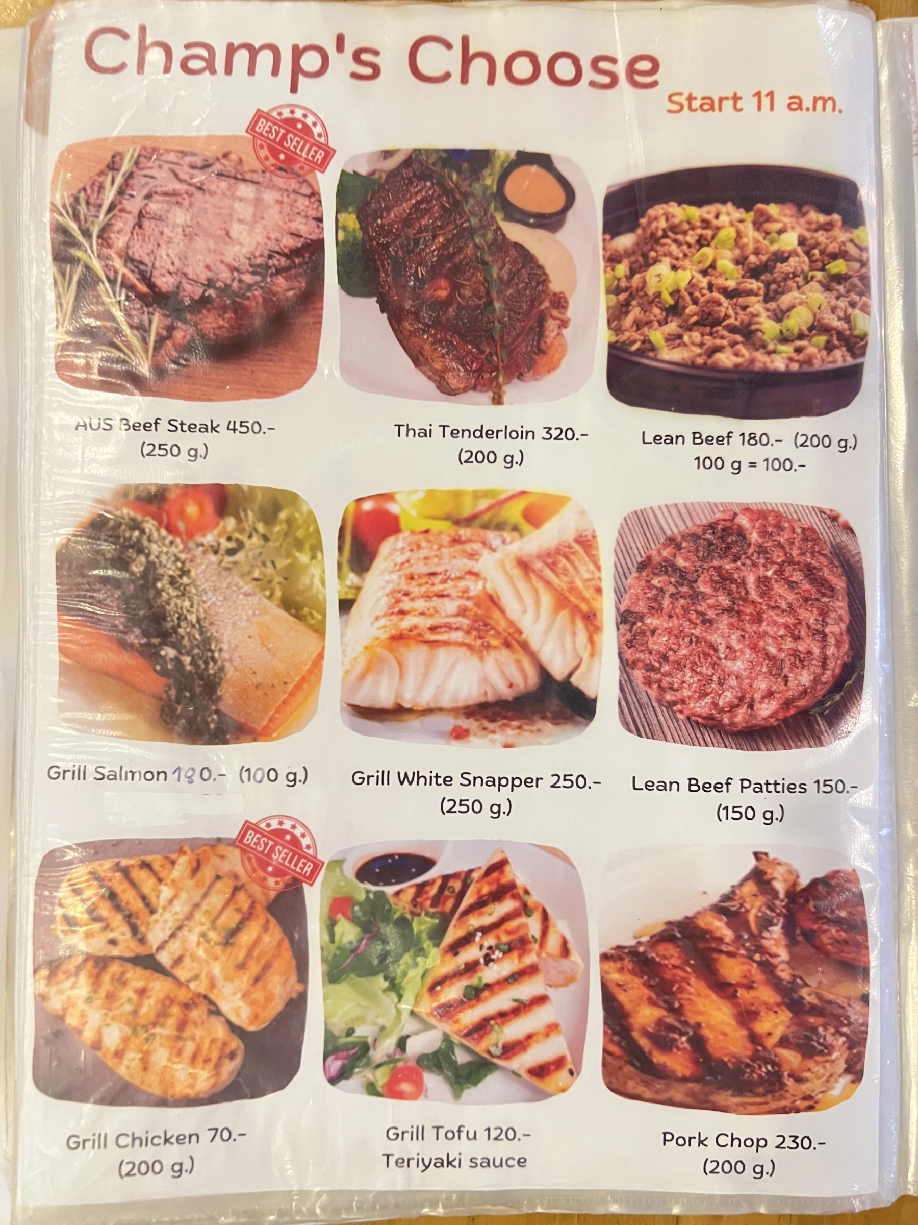 Menu and prices at DE KOKO HUT