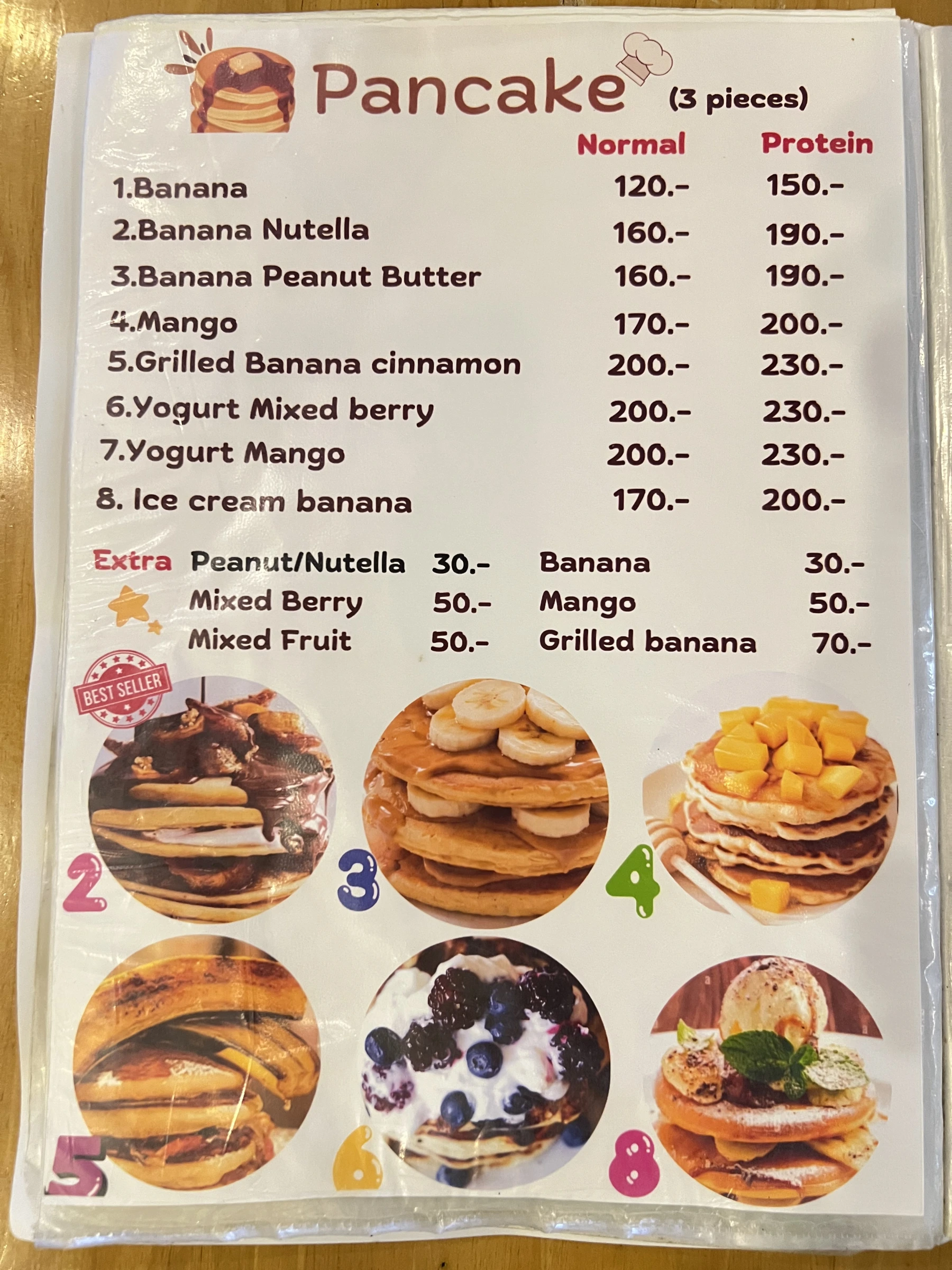 Menu and prices at DE KOKO HUT