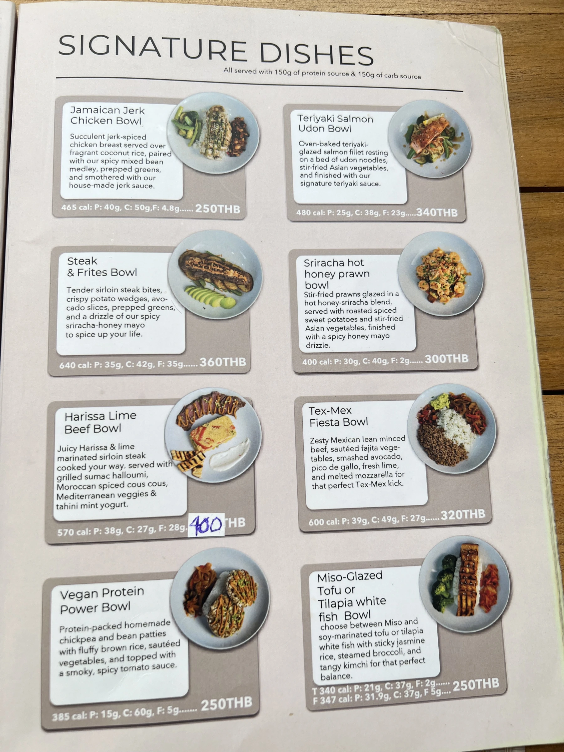 Menu and prices at PREP’d Kitchen Co