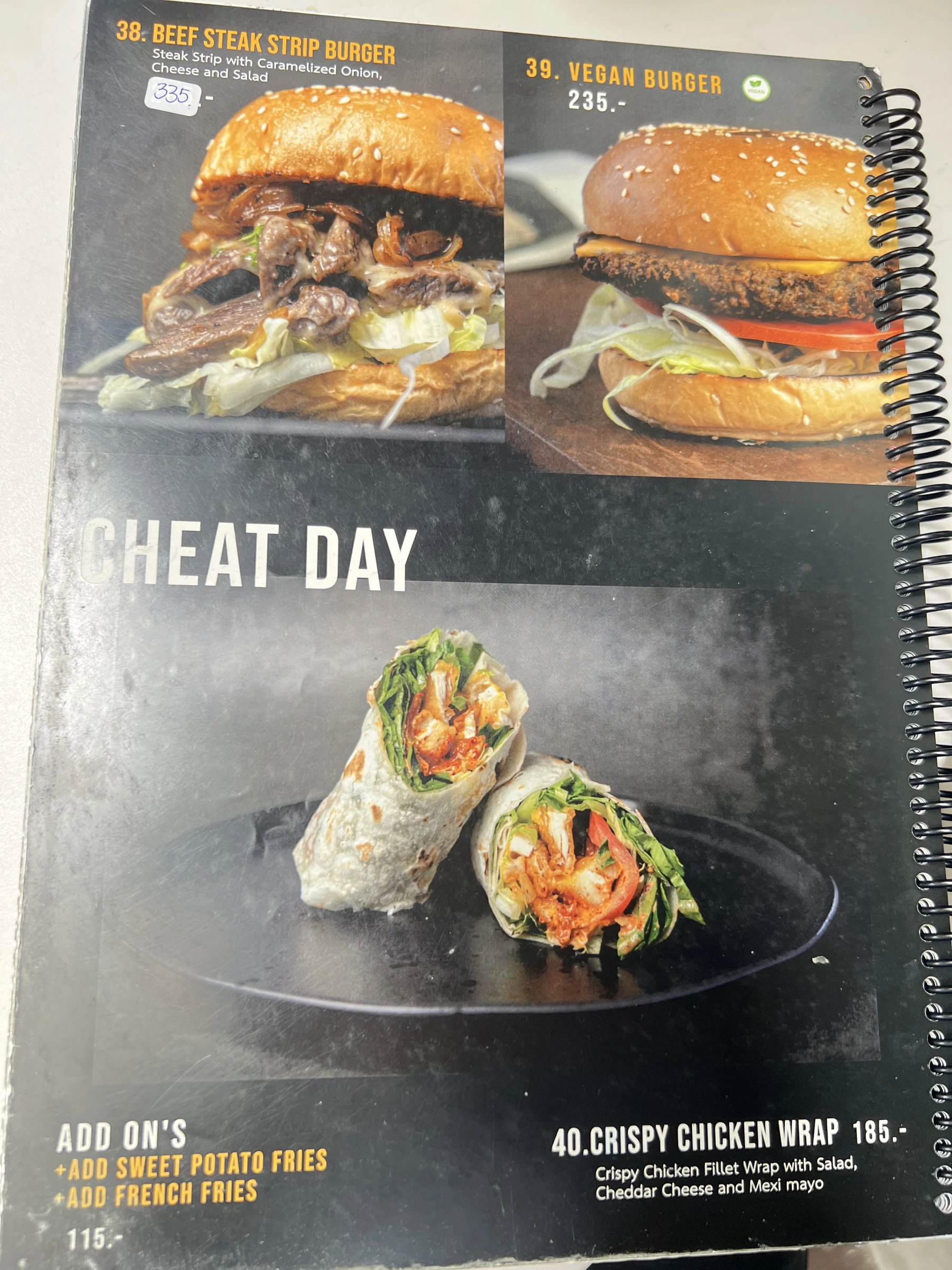Menu and prices at PURE Prep Chalong