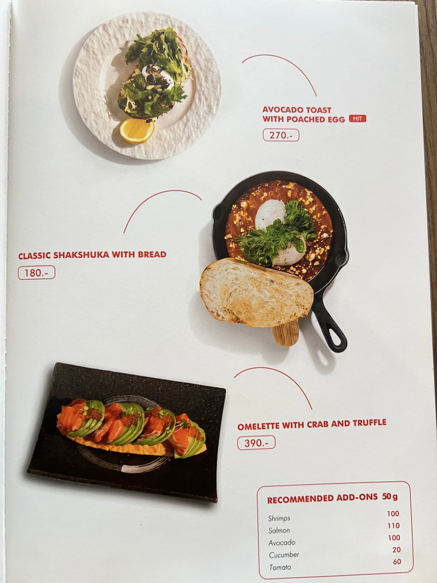 Menu and prices at Liberty Cafe Phuket | Chalong