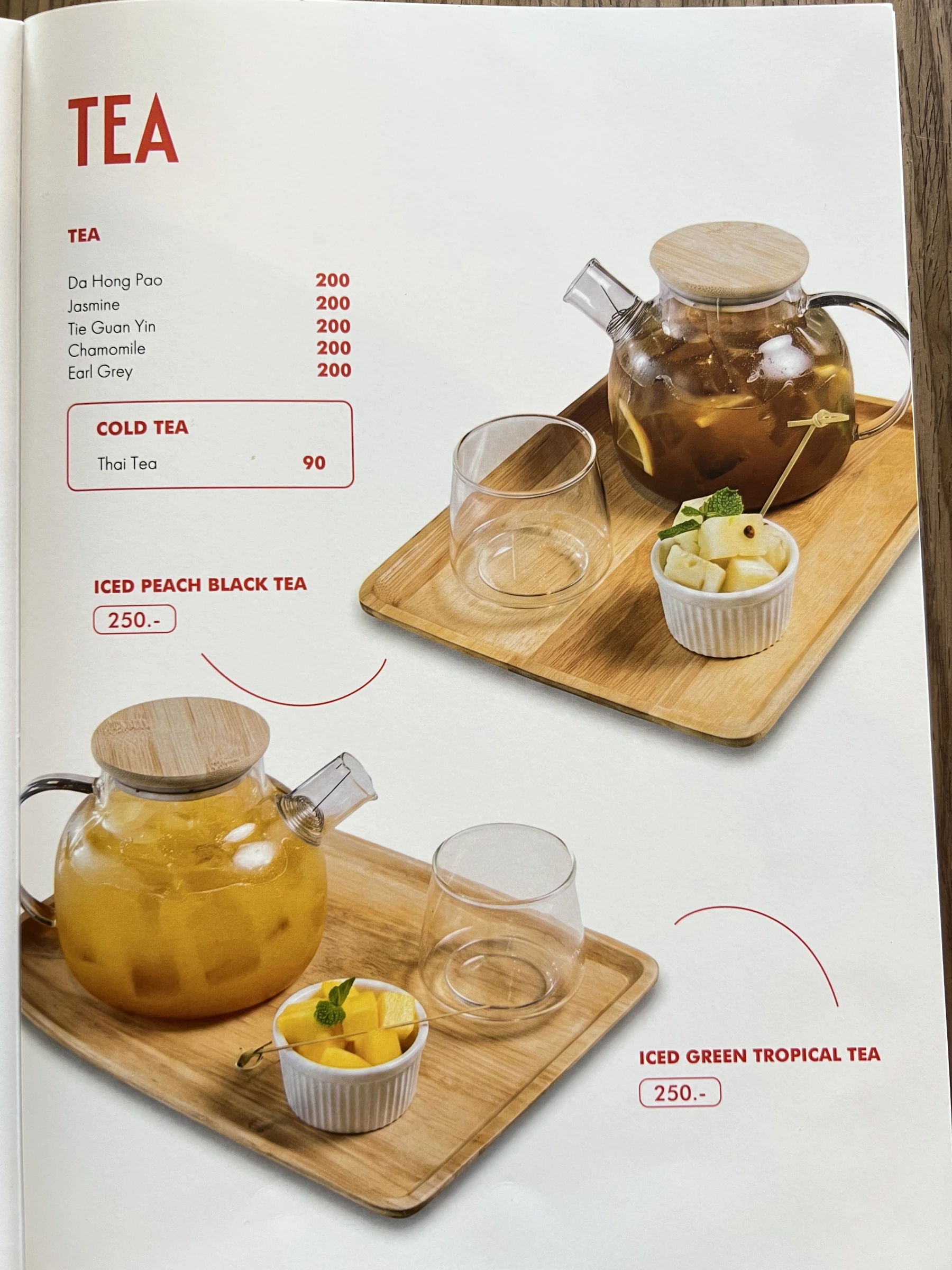 Menu and prices at Liberty Cafe Phuket | Chalong
