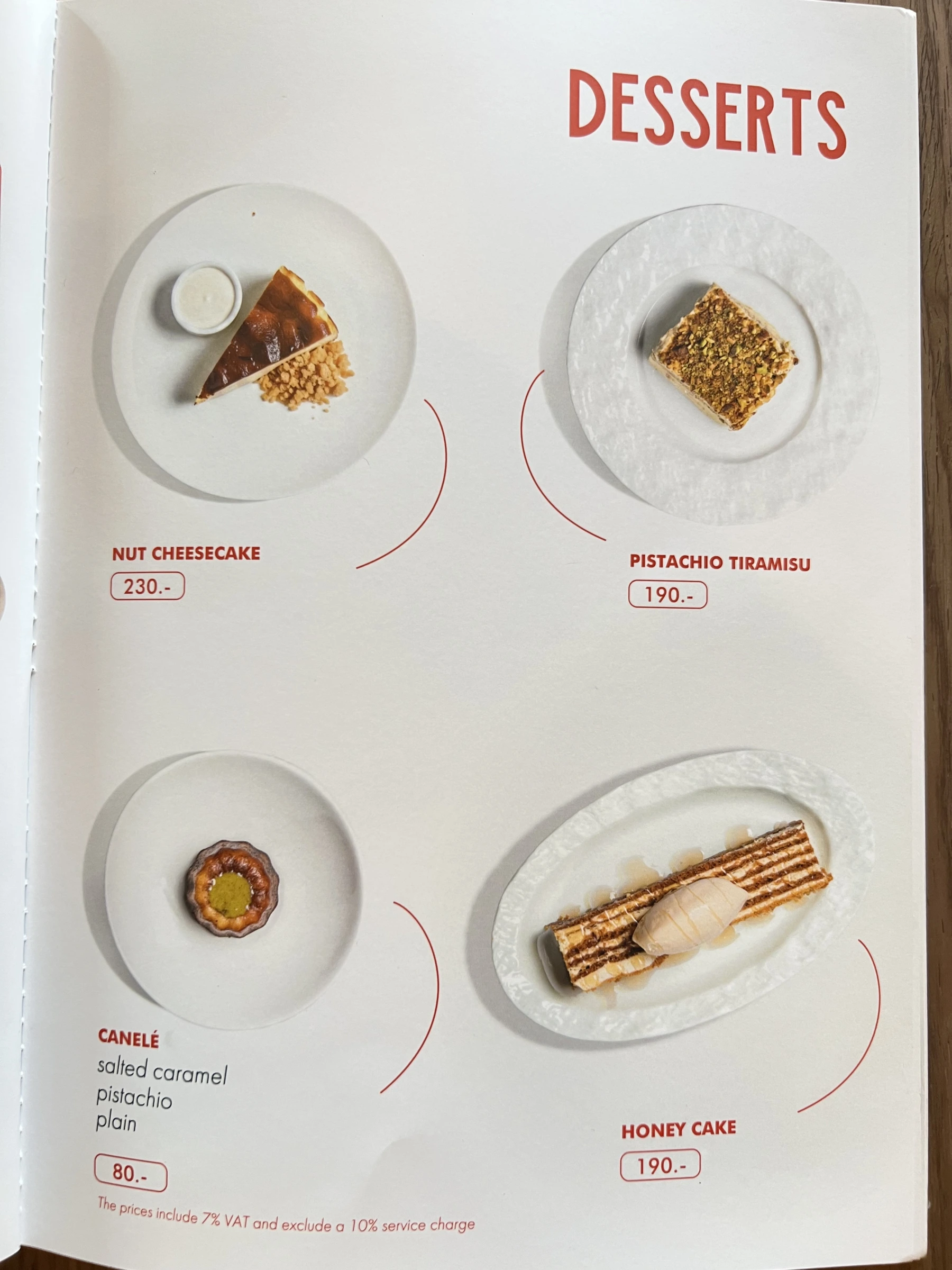 Menu and prices at Liberty Cafe Phuket | Chalong