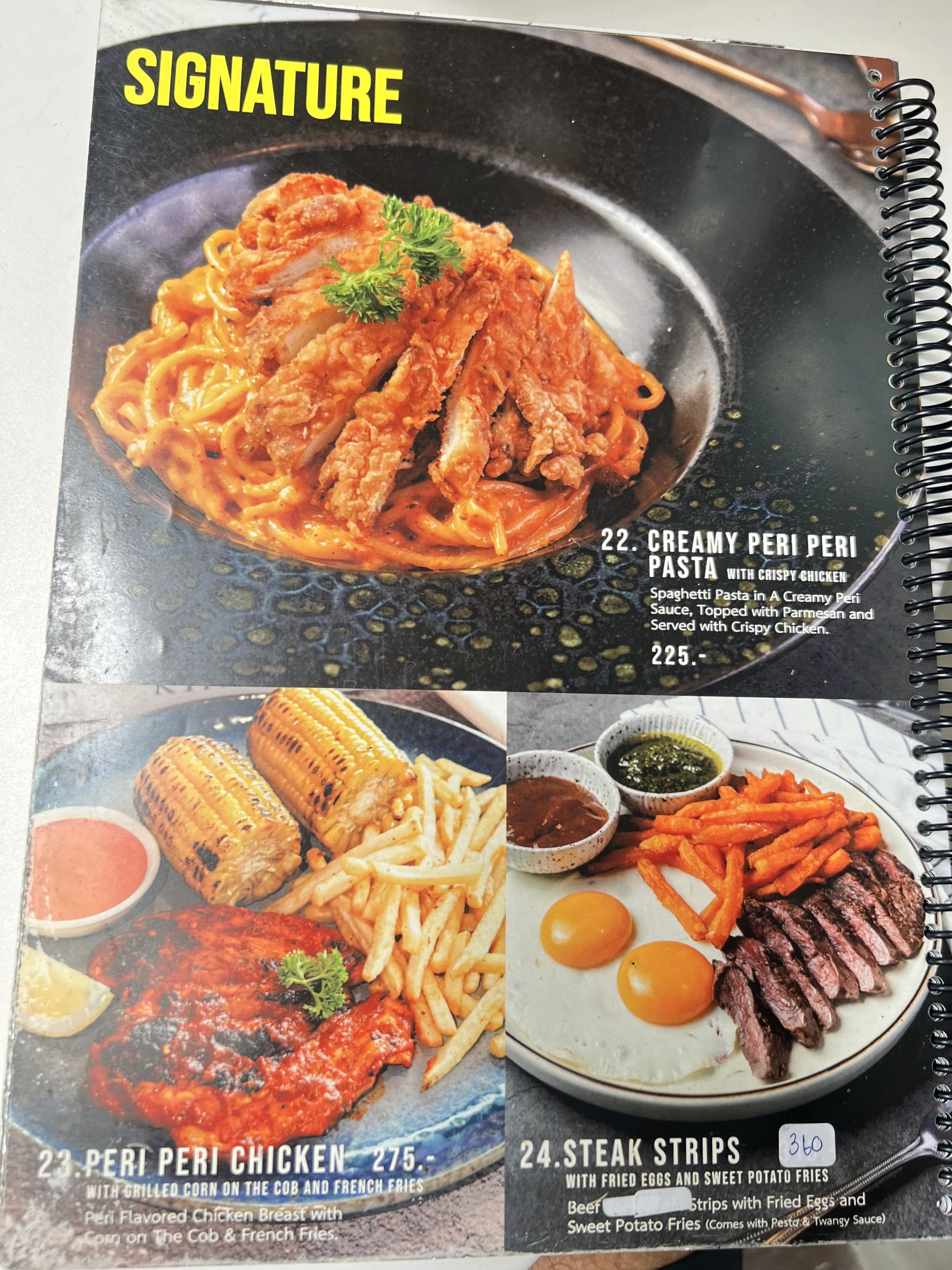 Menu and prices at PURE Prep Chalong
