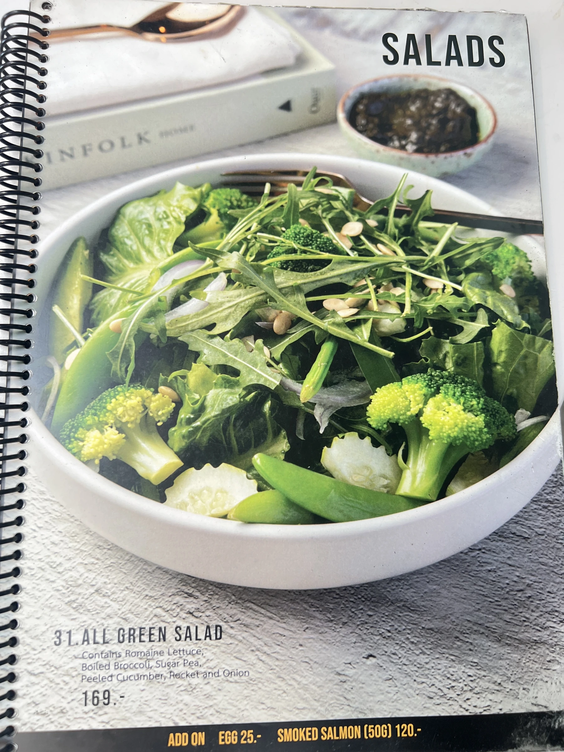 Menu and prices at PURE Prep Chalong