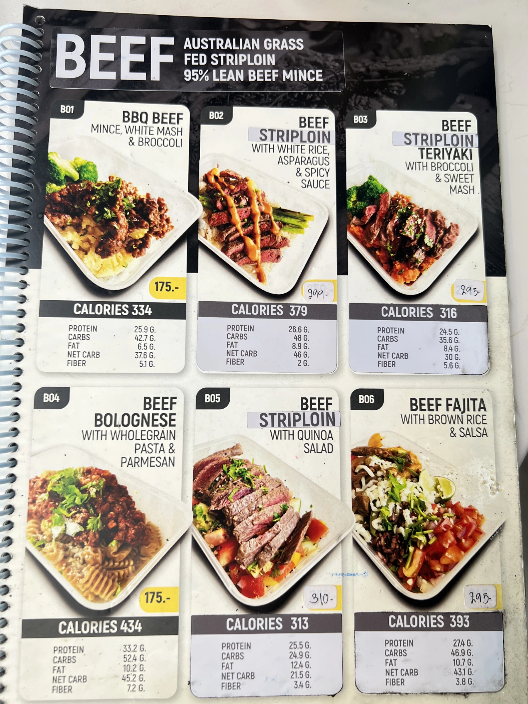Menu and prices at PURE Prep Chalong