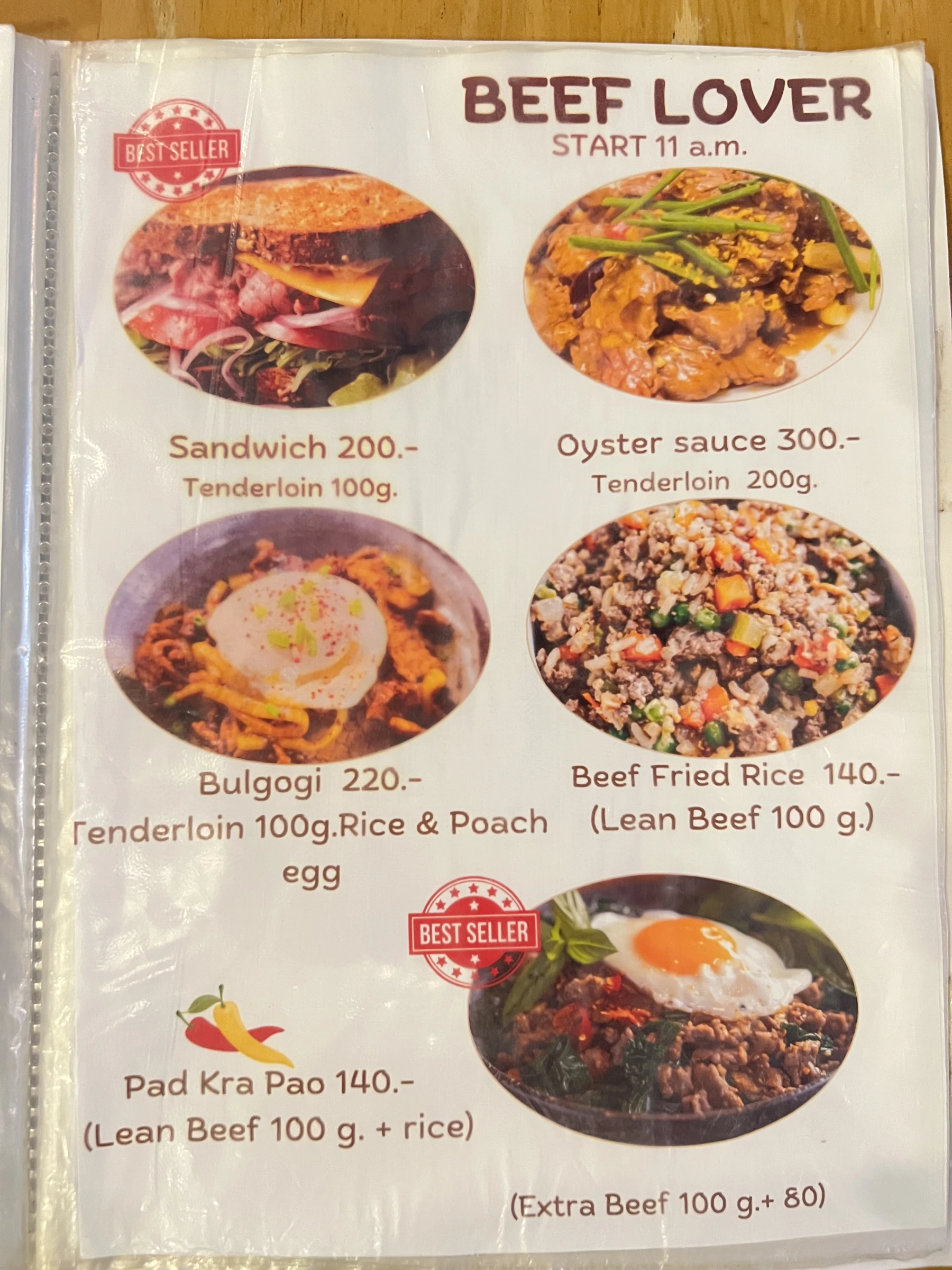 Menu and prices at DE KOKO HUT