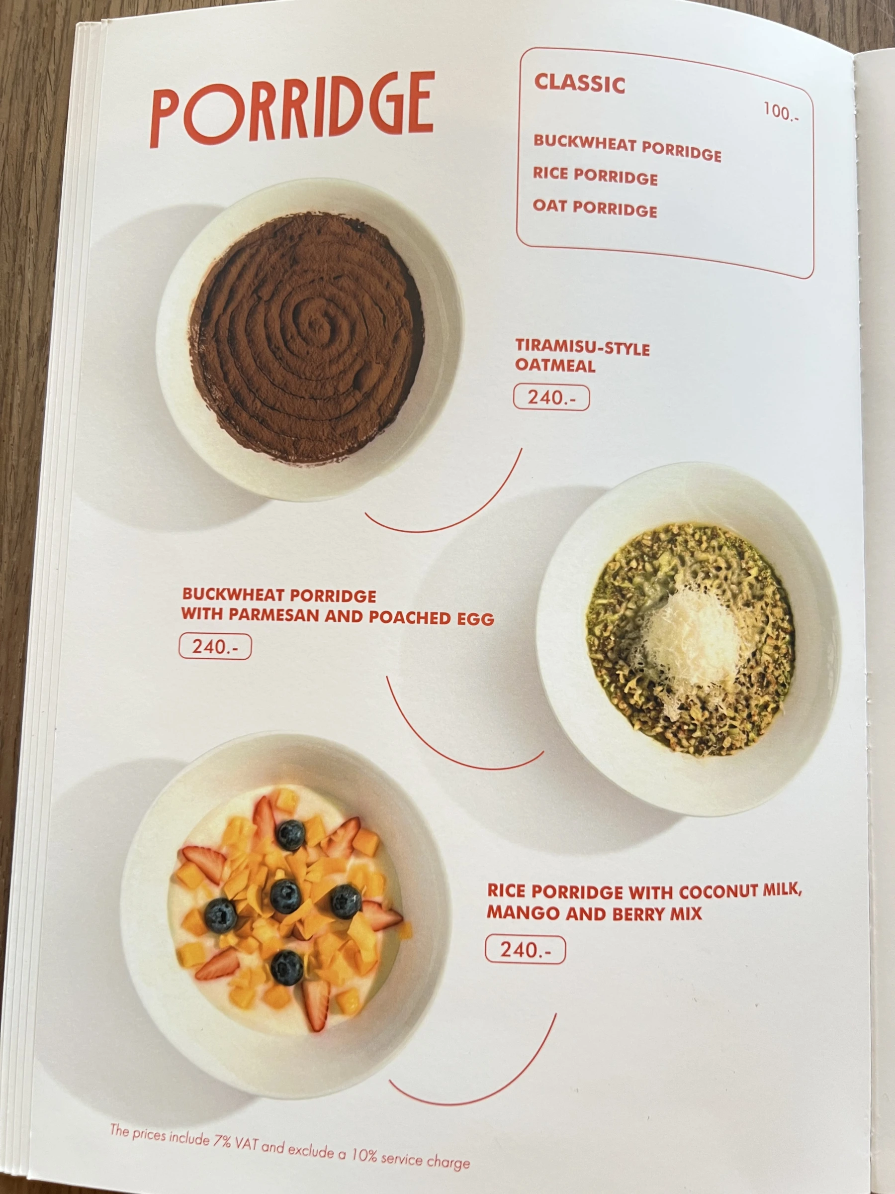 Menu and prices at Liberty Cafe Phuket | Chalong