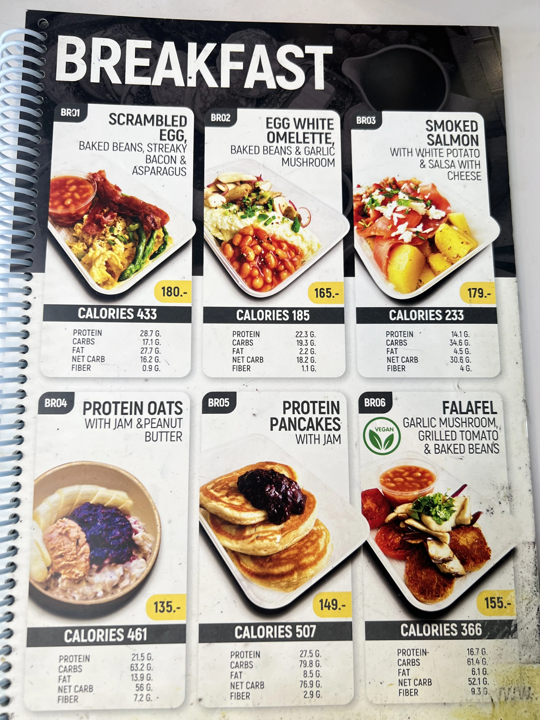 Menu and prices at PURE Prep Chalong