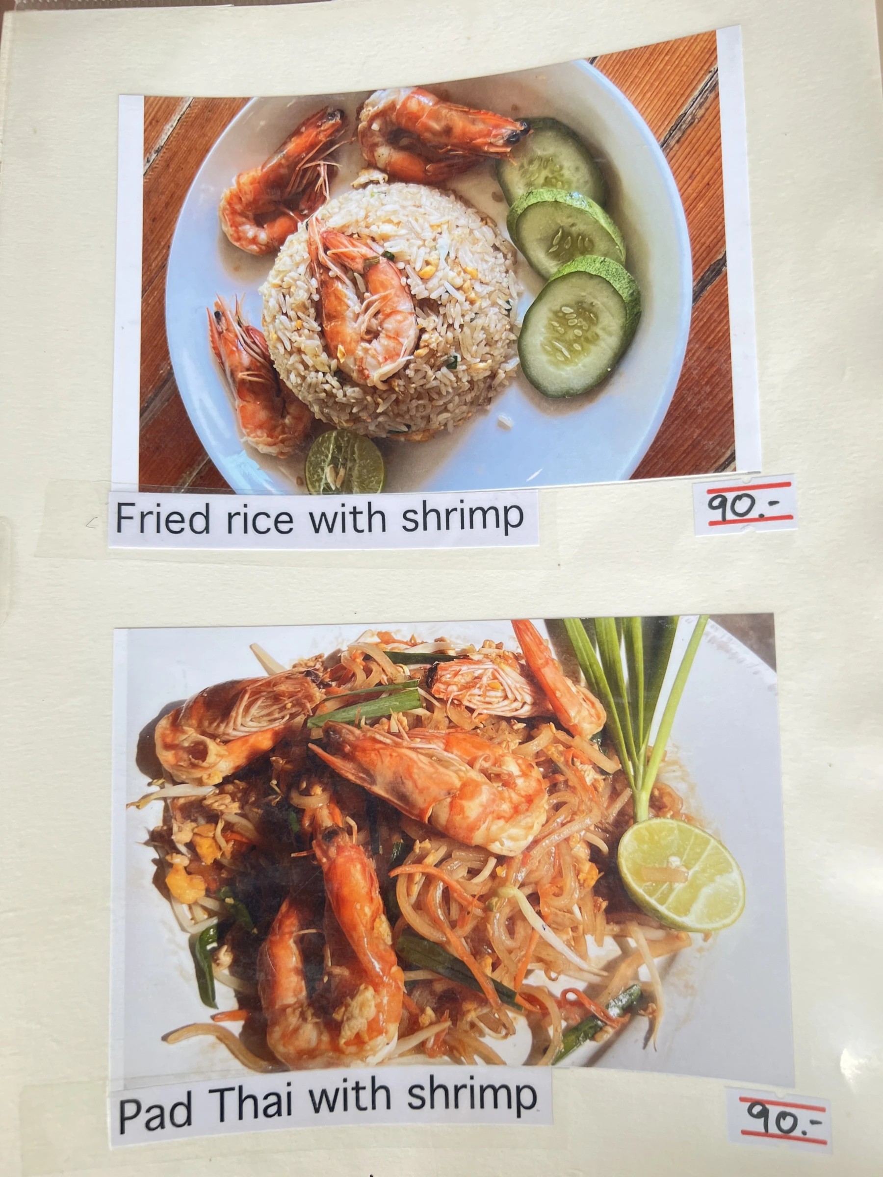 Menu and prices at Mr Jom Charcoal Chicken