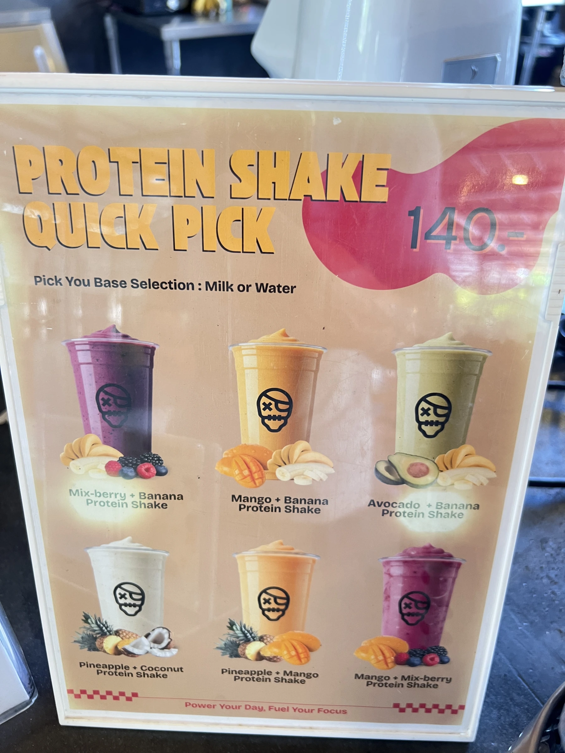 Menu and prices at Pirate Camp