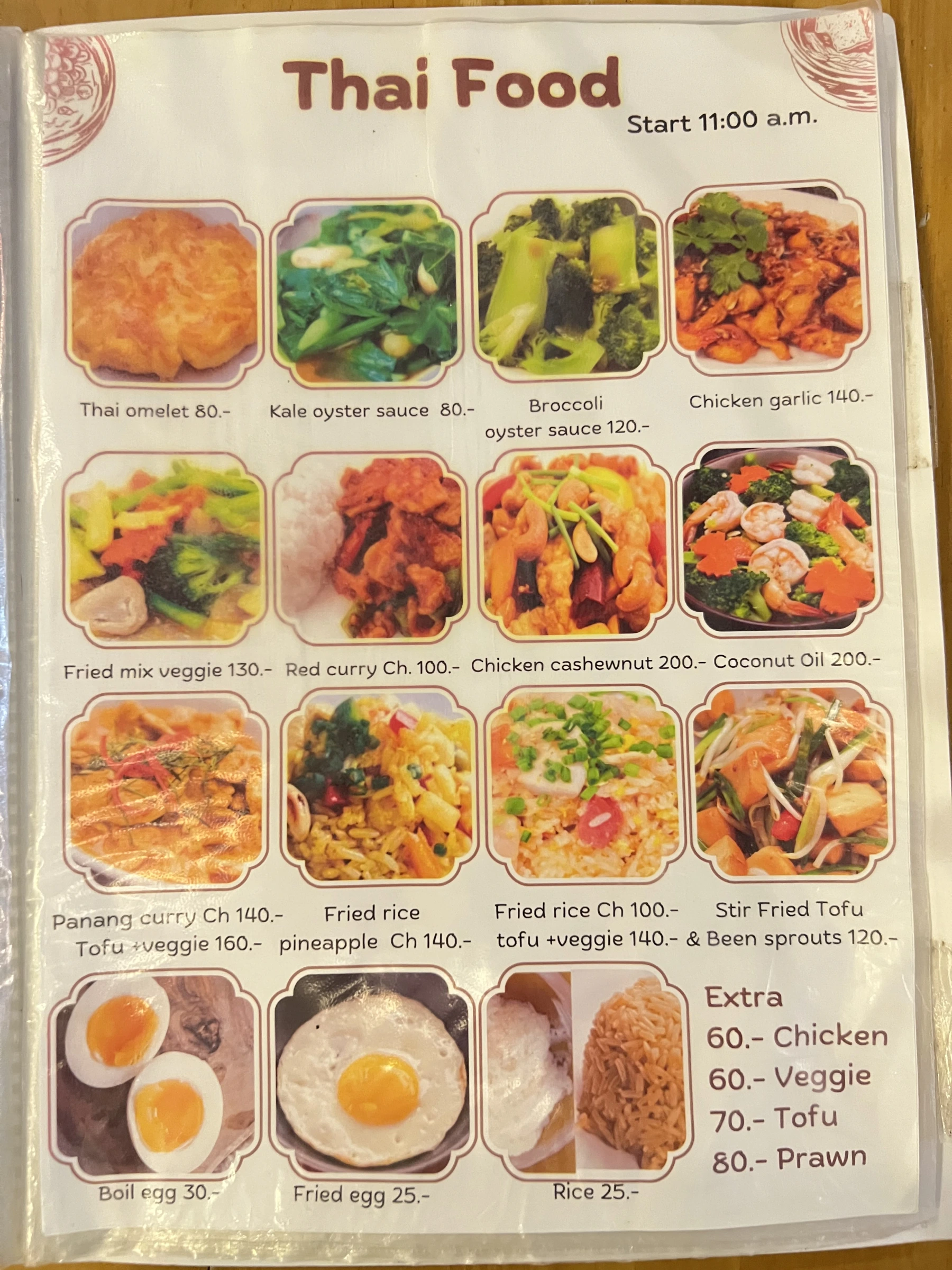Menu and prices at DE KOKO HUT