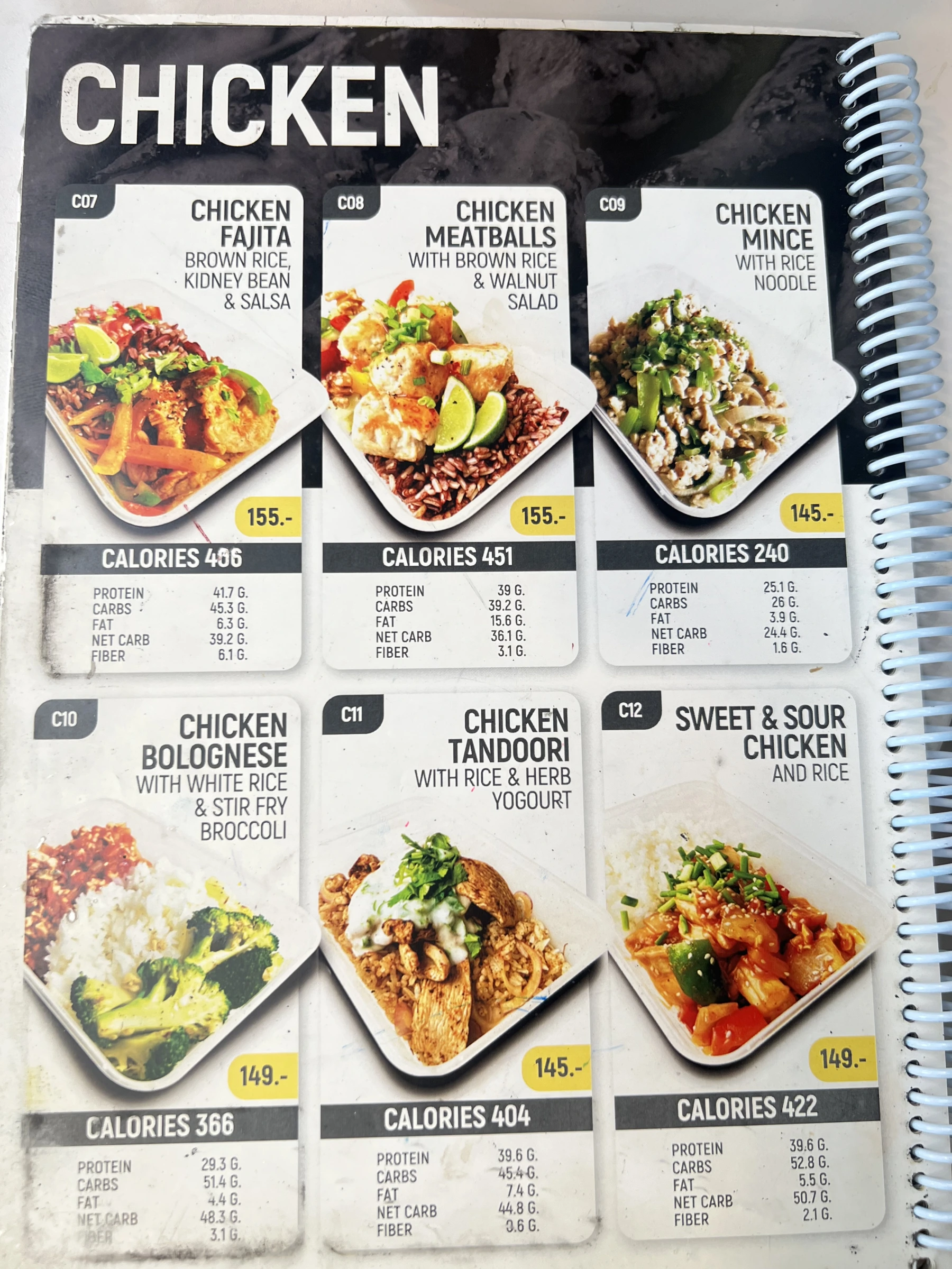 Menu and prices at PURE Prep Chalong