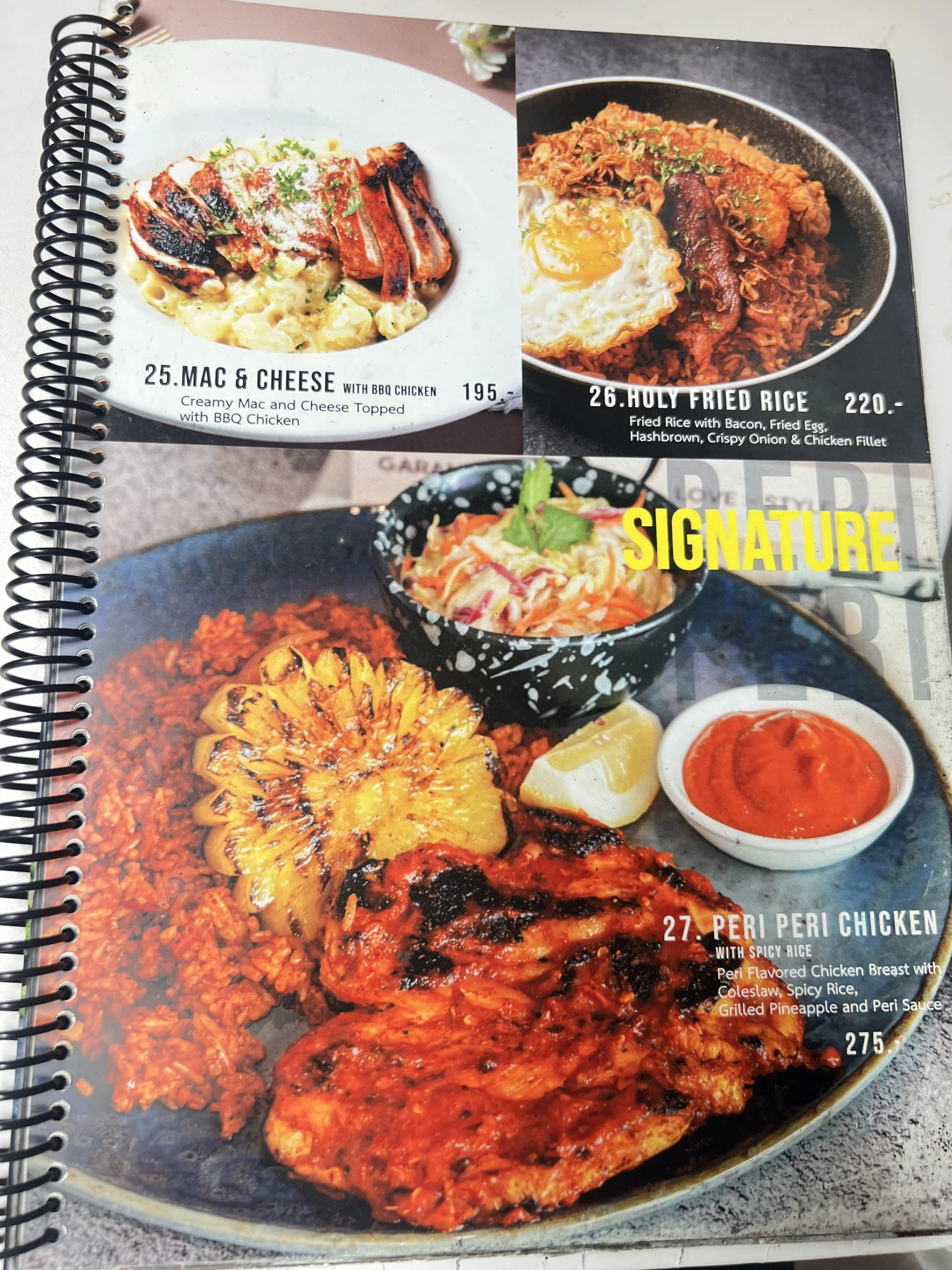 Menu and prices at PURE Prep Chalong