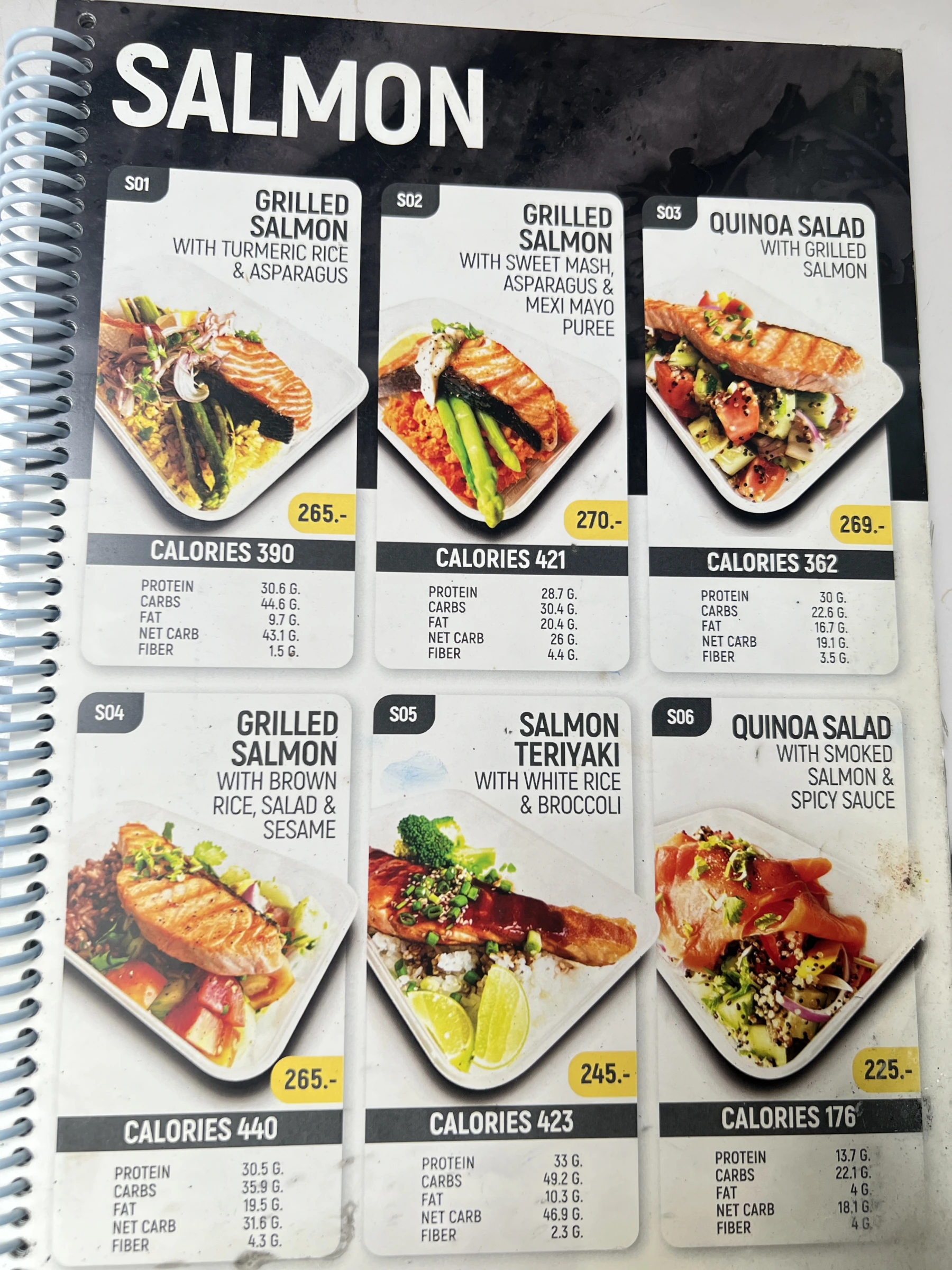Menu and prices at PURE Prep Chalong