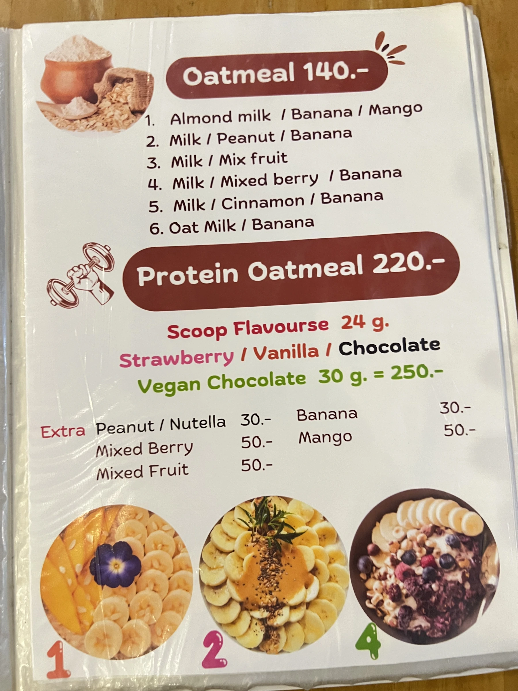 Menu and prices at DE KOKO HUT